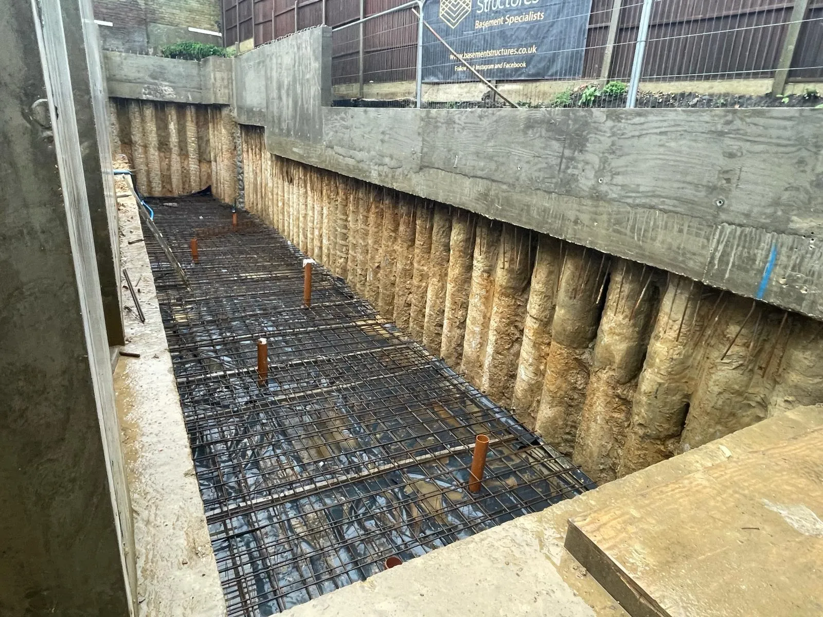 Basement waterproofing and sump pump installation in Northern England