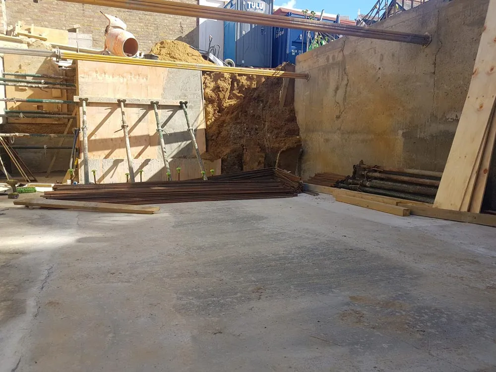 Basement waterproofing and sump pump installation in Northern England