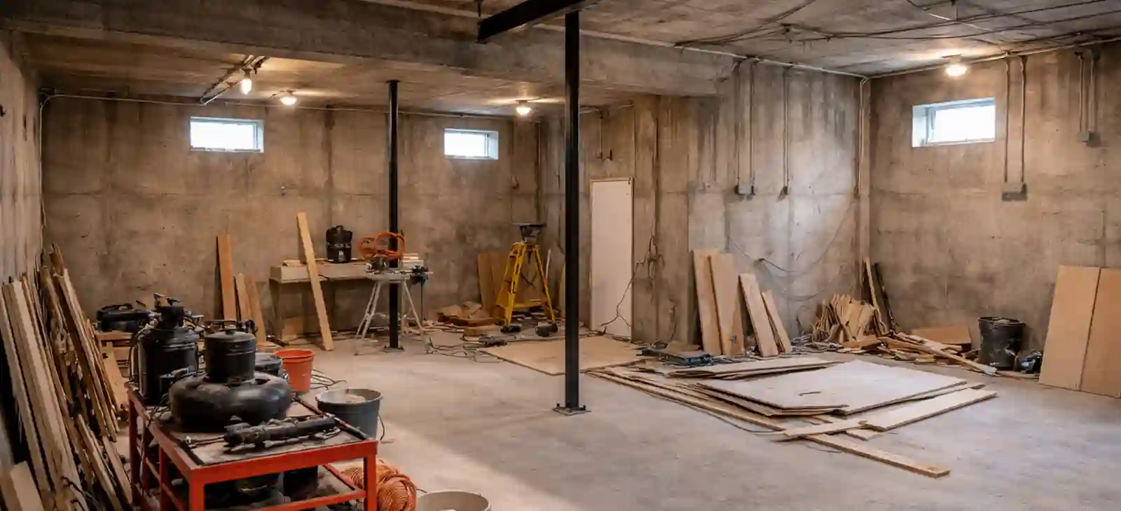 Retrofit basement excavation, waterproofing and existing home protection