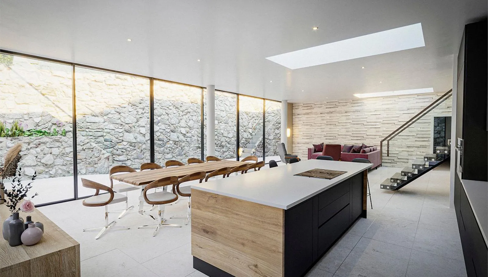 Luxury lifestyle basement construction in northern England