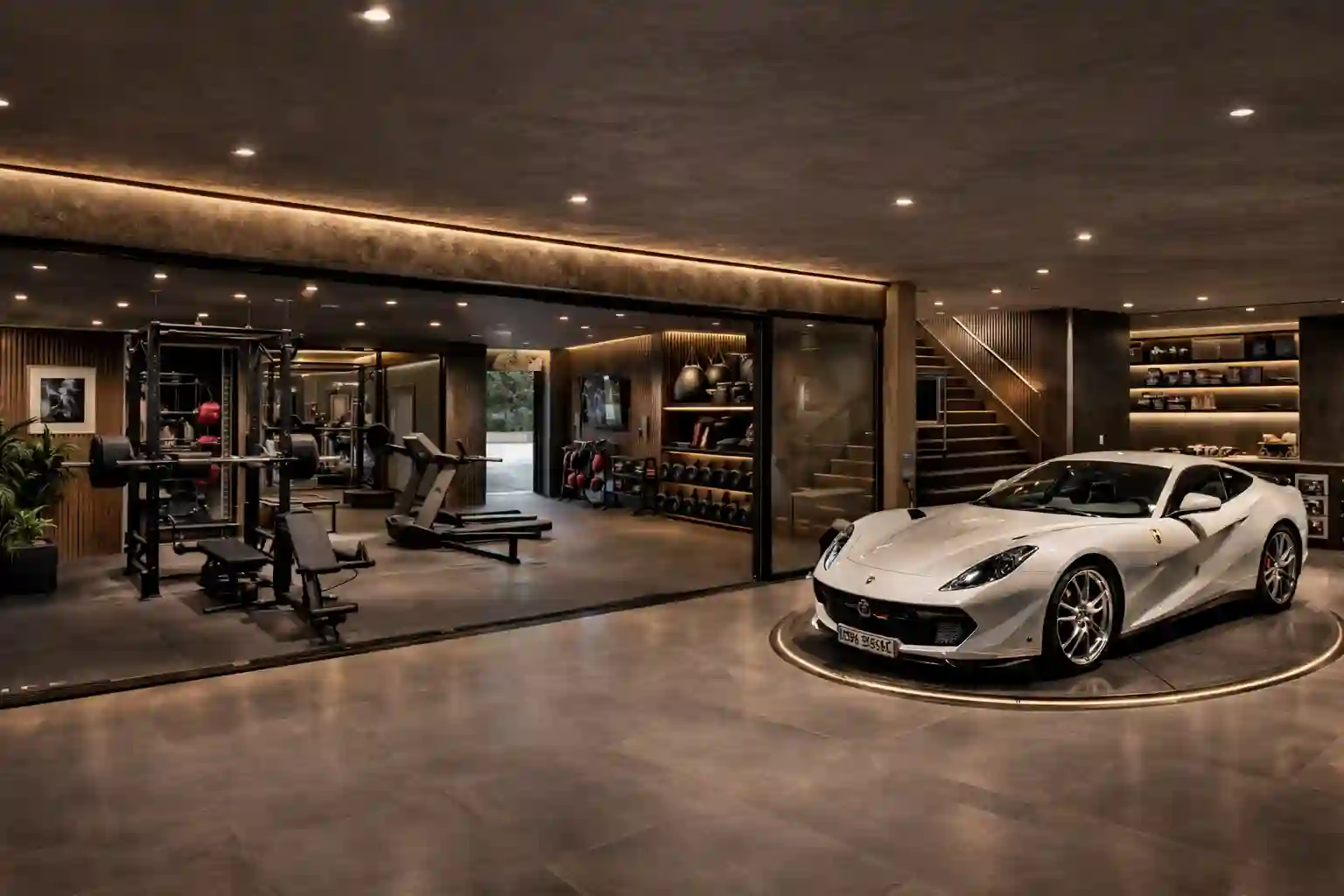 Luxury underground garage design inspiration
