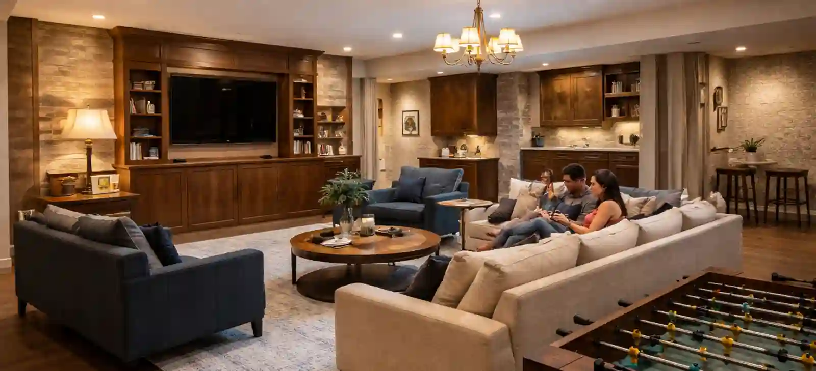 Retrofit basements beneath existing luxury homes in Northern England