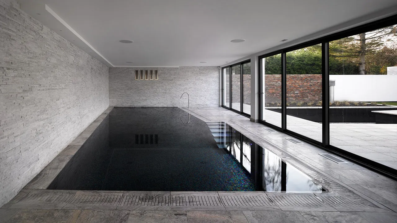 Basement mechanical electrical plumbing and safety systems installation