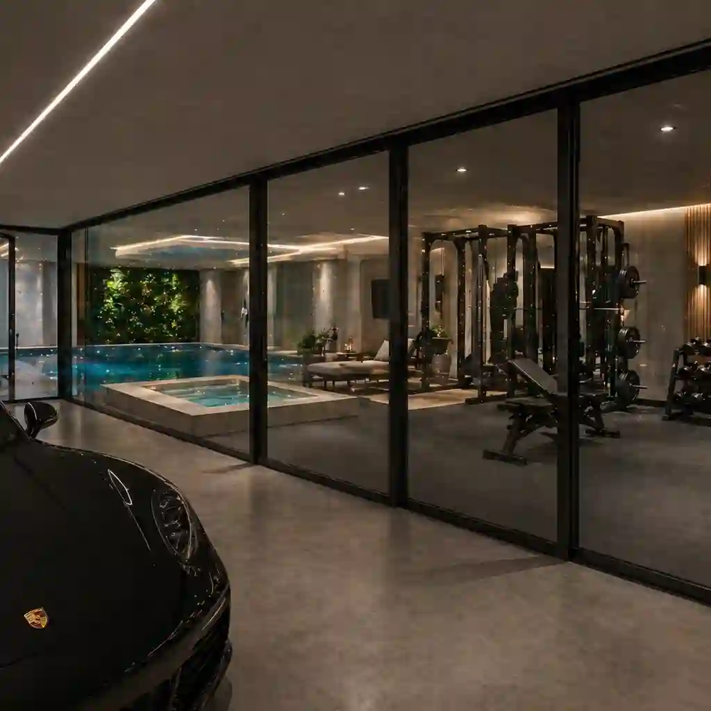 Luxury basement swimming pool construction in Northern England