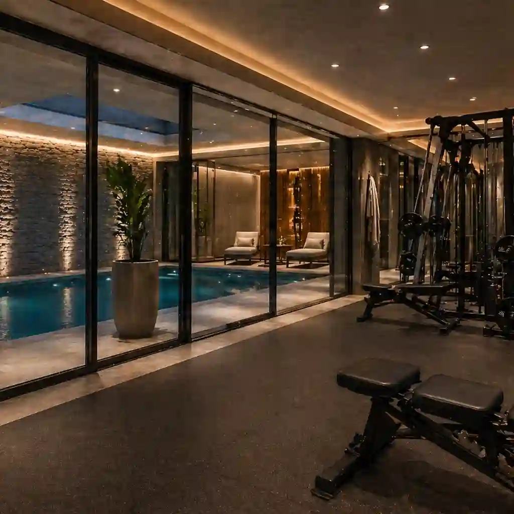 Luxury underground swimming pool development for a premium home