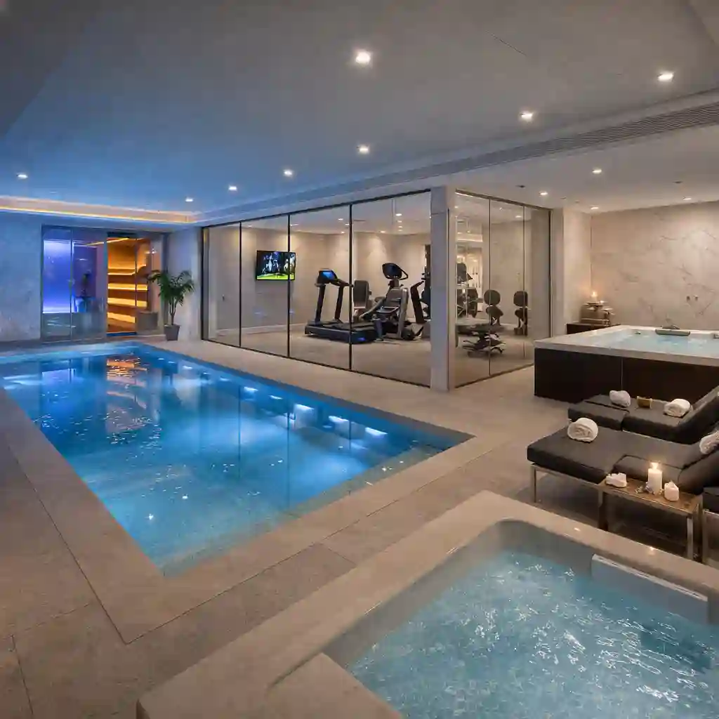 Finished luxury turnkey basement room