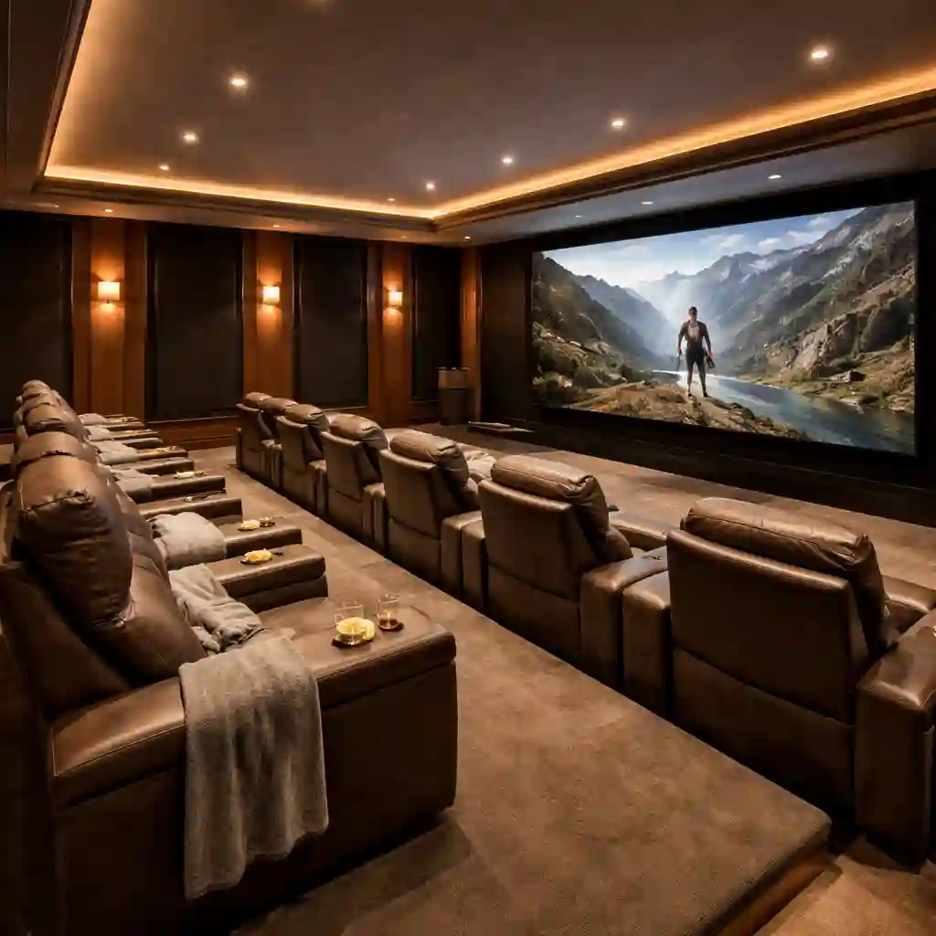 Turnkey basement rooms delivered as fully finished premium spaces