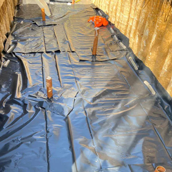 Basement waterproofing and pump systems designed to BS 8102